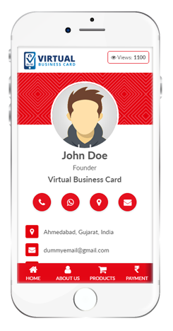 Virtual Business Card Sample
